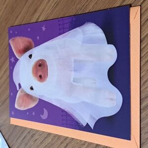 Halloween pig hallmark card/ BUNDLE ONLY 2or more items